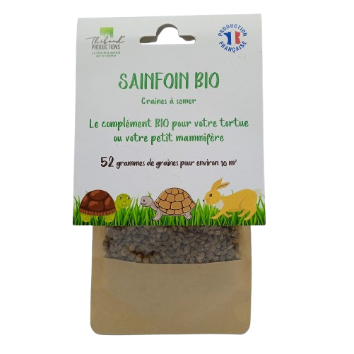 Graines de Sainfoin Bio à semer Sachet de 52g