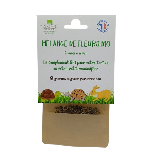 Graines de Mélange de Fleurs Bio à semer Sachet de 9g