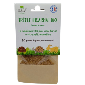 Graines de Trèfle Incarnat Bio à semer Sachet de 60g